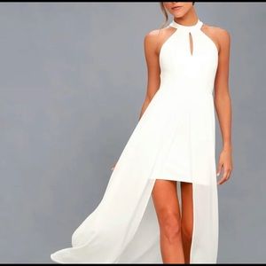 Lulu’s My Beloved White Maxi Dress